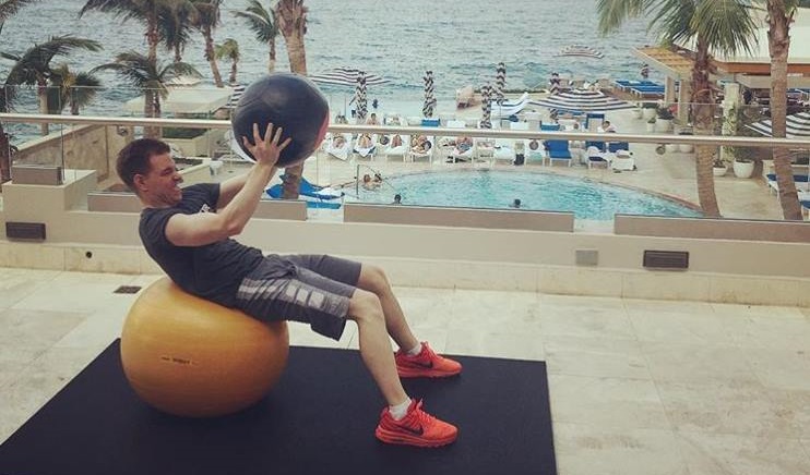 working out