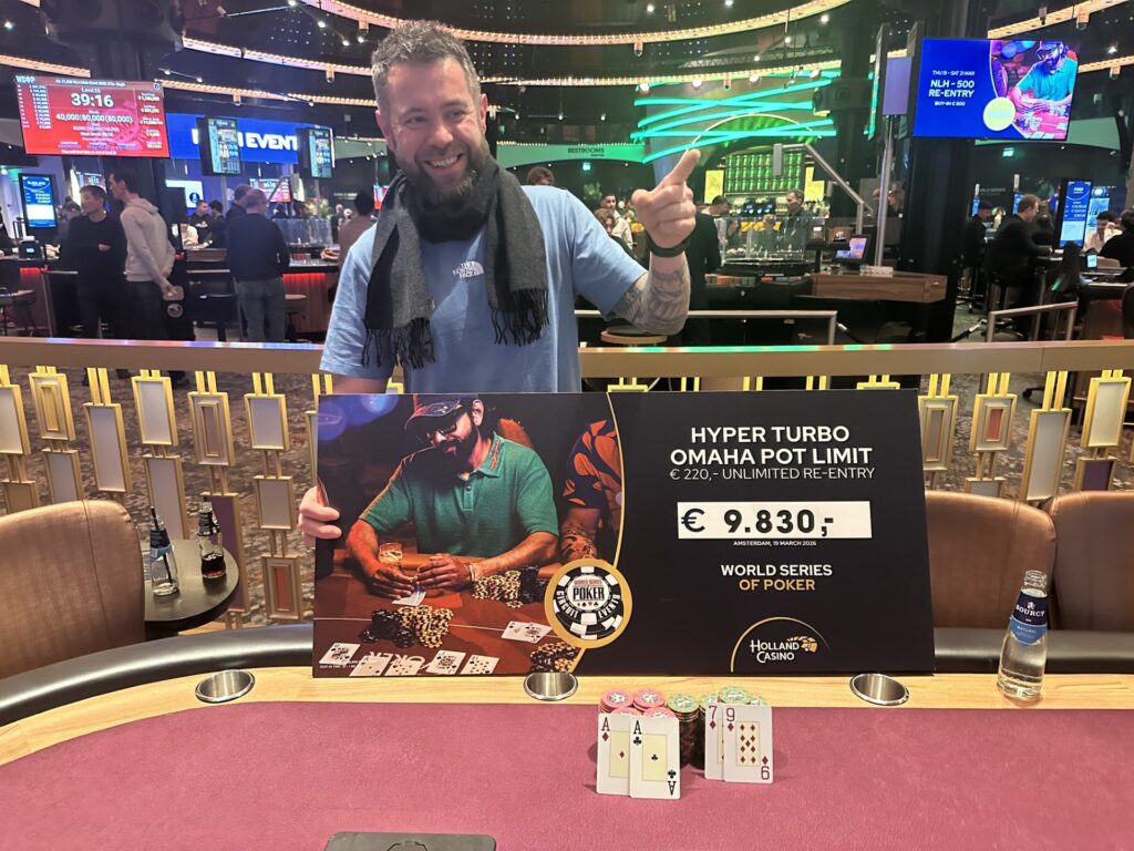 Brian Graham WSOPC Amsterdam 2026