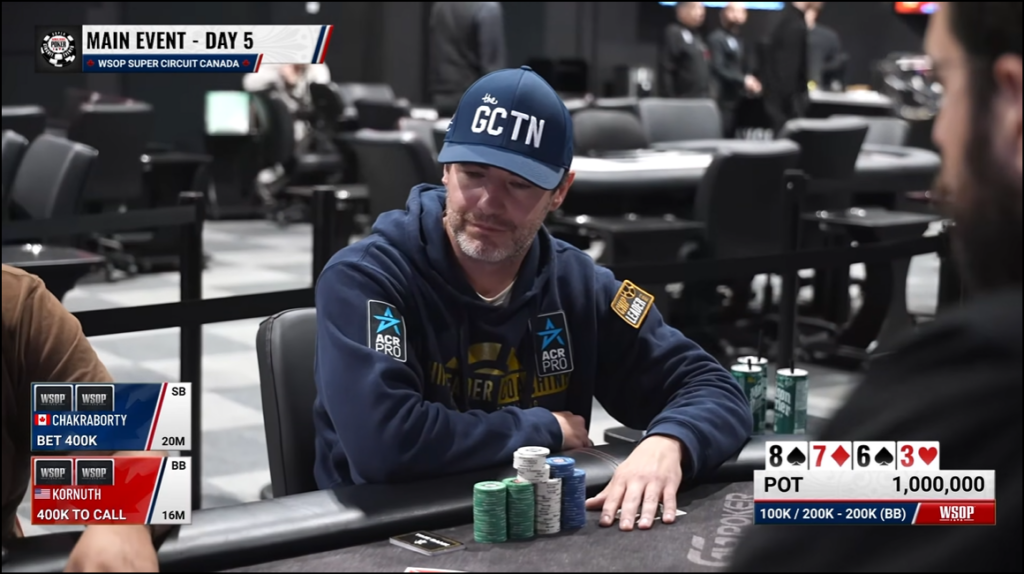 Chance Kornuth WSOP Super Circuit Canada 2026