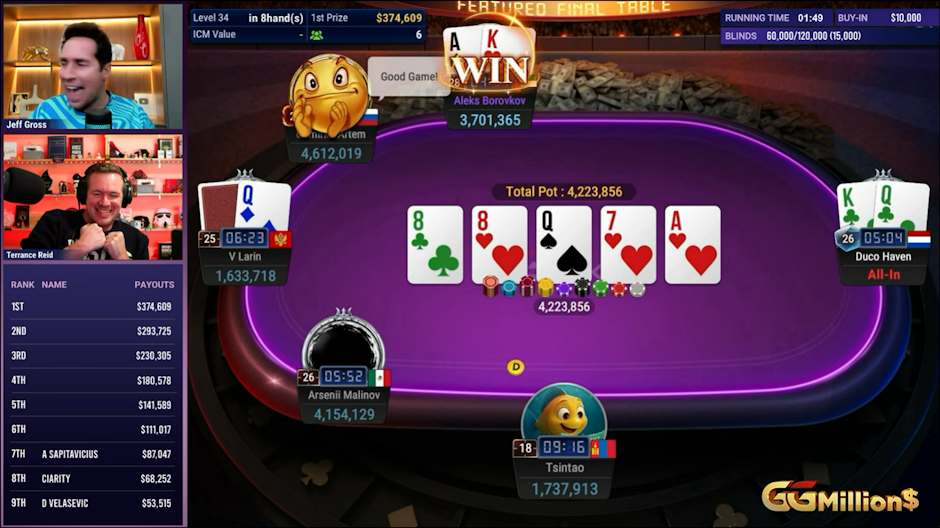 GGMillions Duco ten Haven handje 2