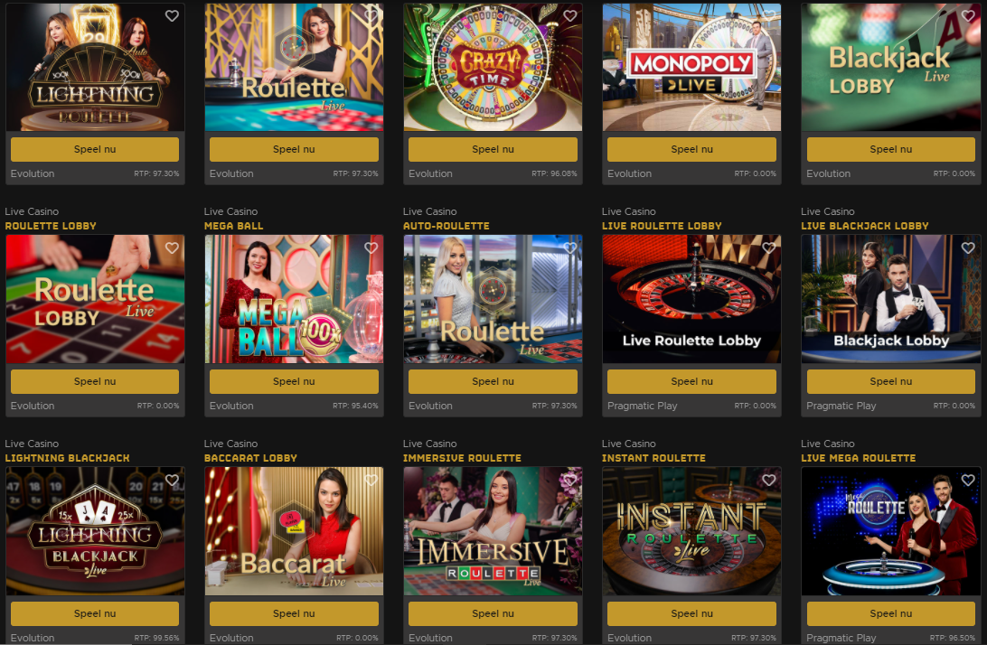 Live casino FPC