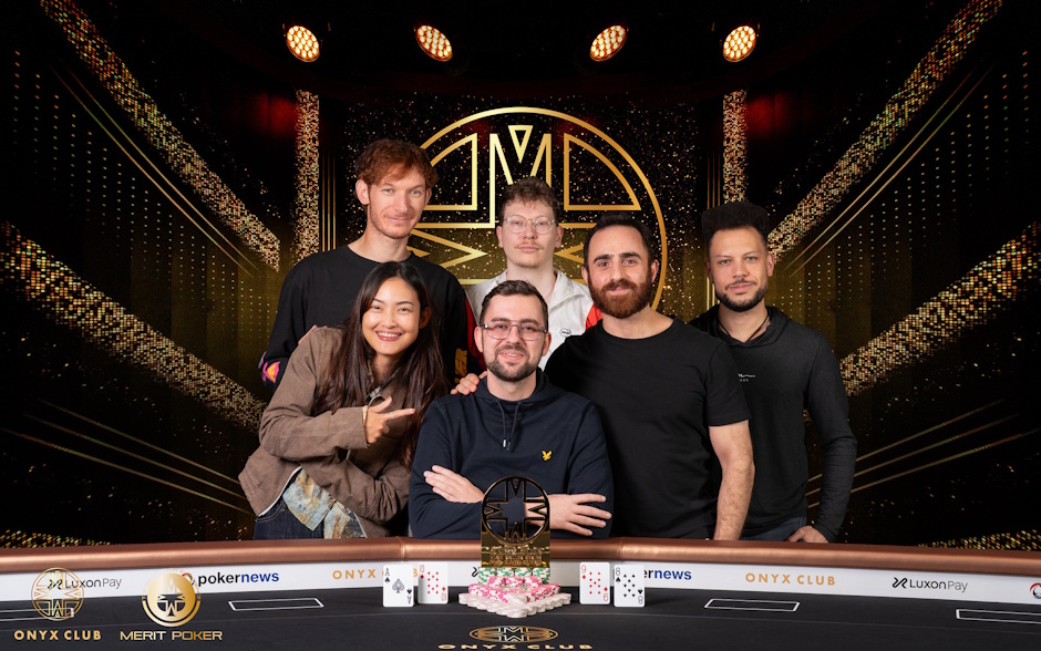 Nino Pansier Onyx High Roller Series winnaarsfoto