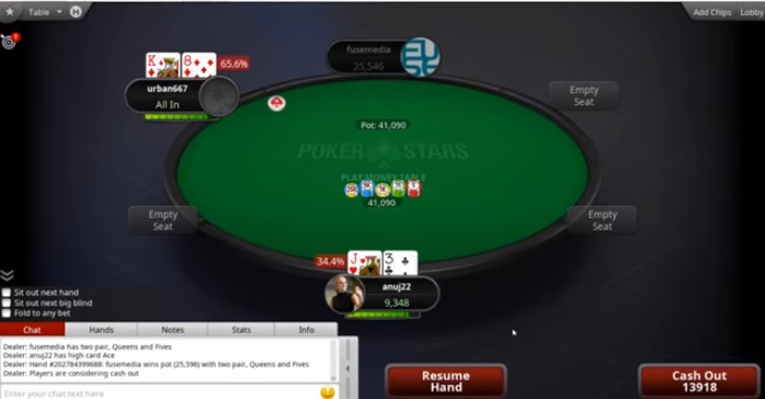 Cash Out Functie 2