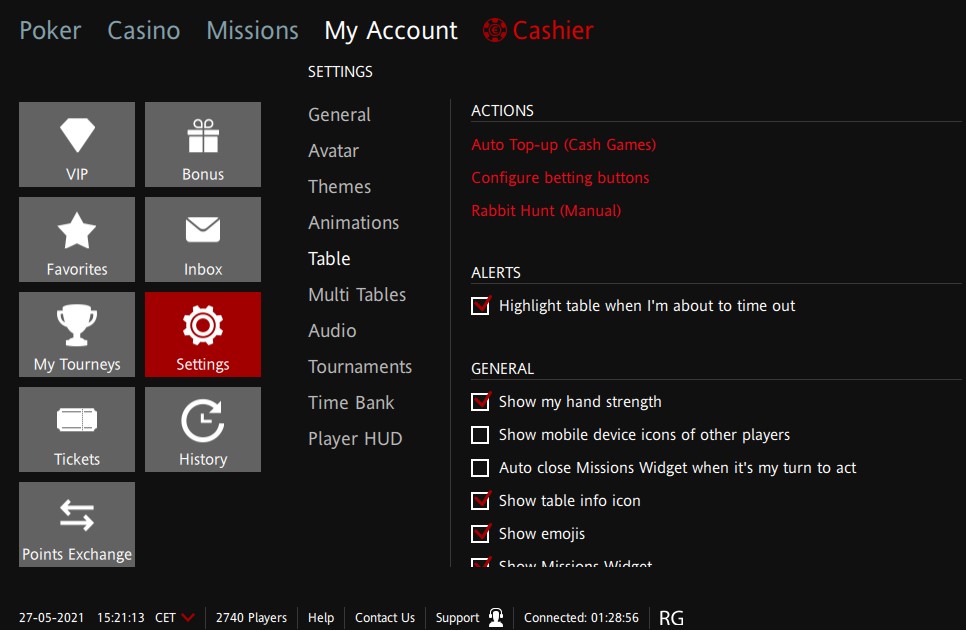 Betsafe Account Settings Betsafe Account Settings