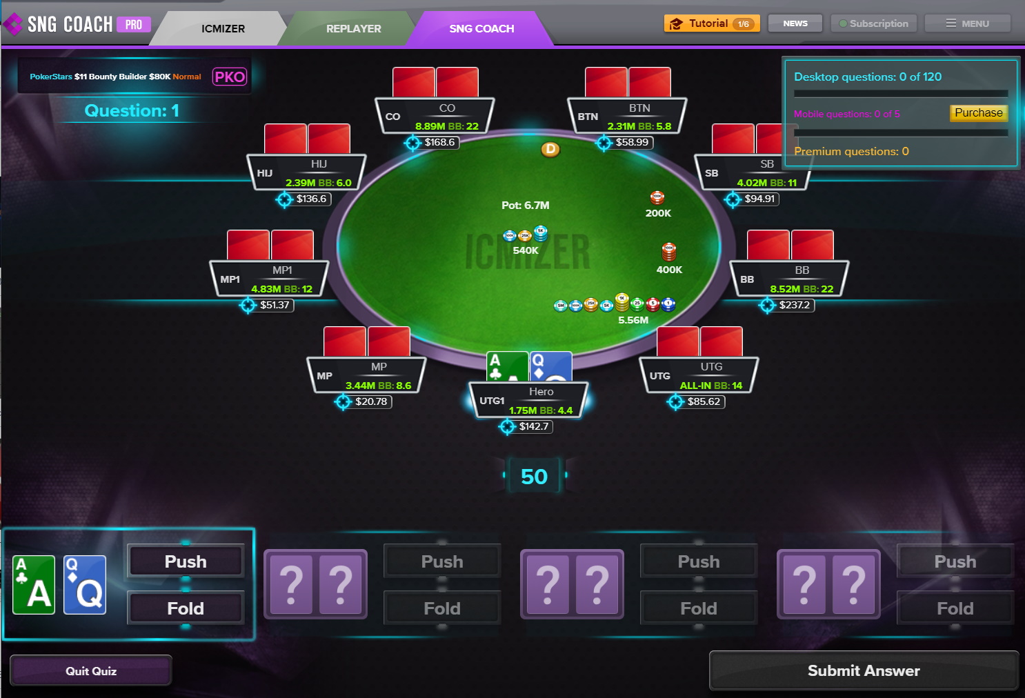 ICMIZER SNG COACH QUIZ BB11 v2 ICMIZER SNG COACH QUIZ BB11 v2