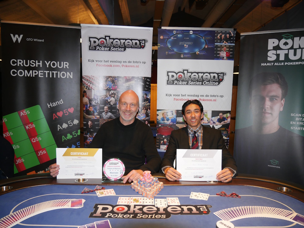 Peter van Eeden en Rocco Hamburg Maarssen winnaarsfoto
