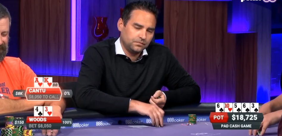 Bizarre hand Cantu Woods Poker After Darkj