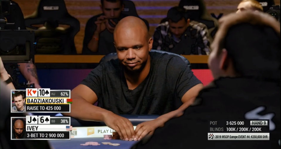 WSOPE Event 4 SHR Misclick Ivey