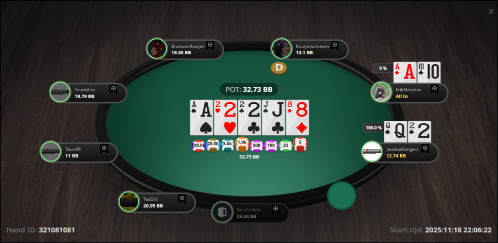 8e flop all in 13bb openshove