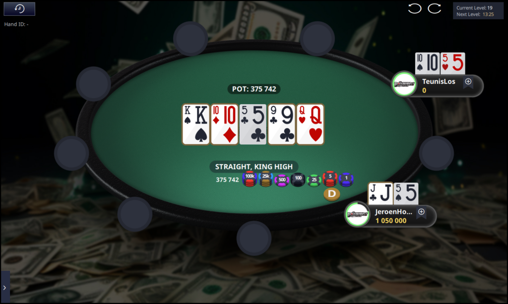 1e en 2e river all in