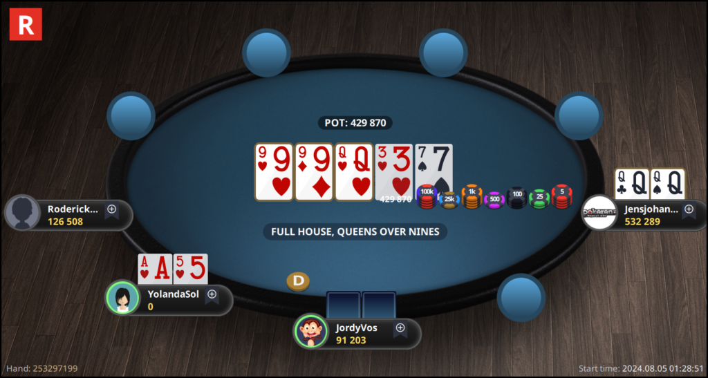 4e river na ch ch ch bet raise all in call