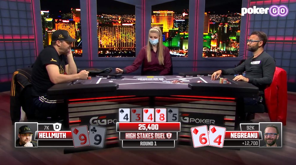 Hellmuth vs Dnegs bijna win voor Daniel Hellmuth vs Dnegs bijna win voor Daniel