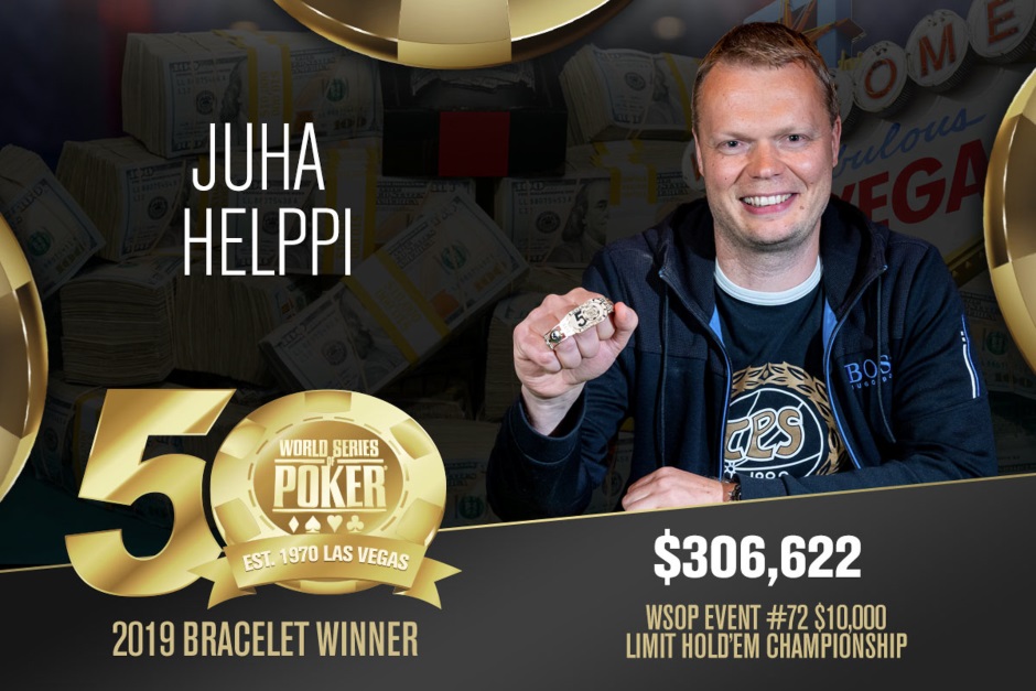Juha Helppi Event 72 10000 Limit Holdem