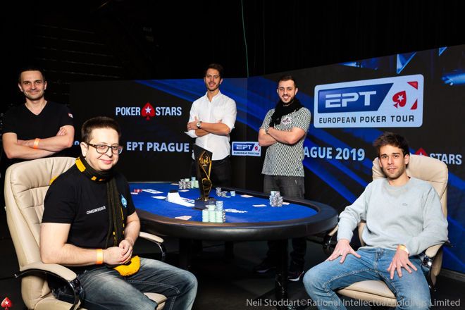 Finaletafel 2019 EPT Praag Main Event