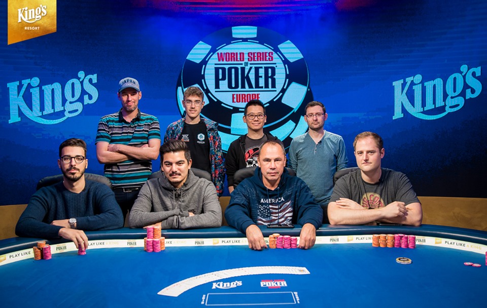 Finaletafel WSOPE Event 11 2200 PLO