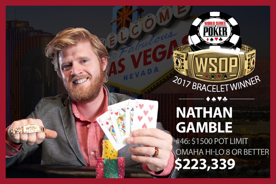 Nathan Gamble WSOP 2017 PLO8