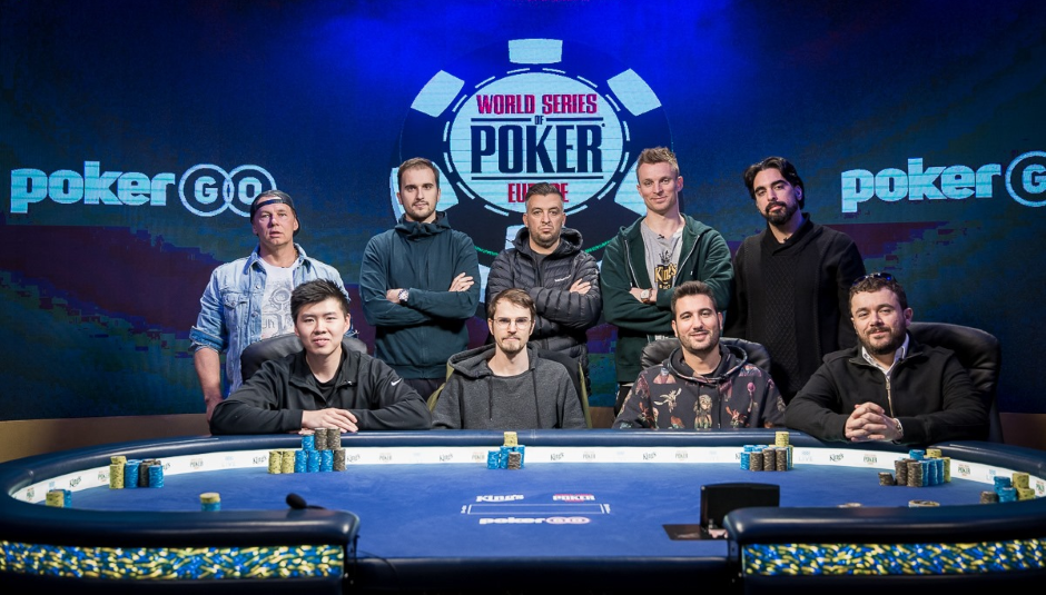 WSOPE 2019 Main Event Laatste 9
