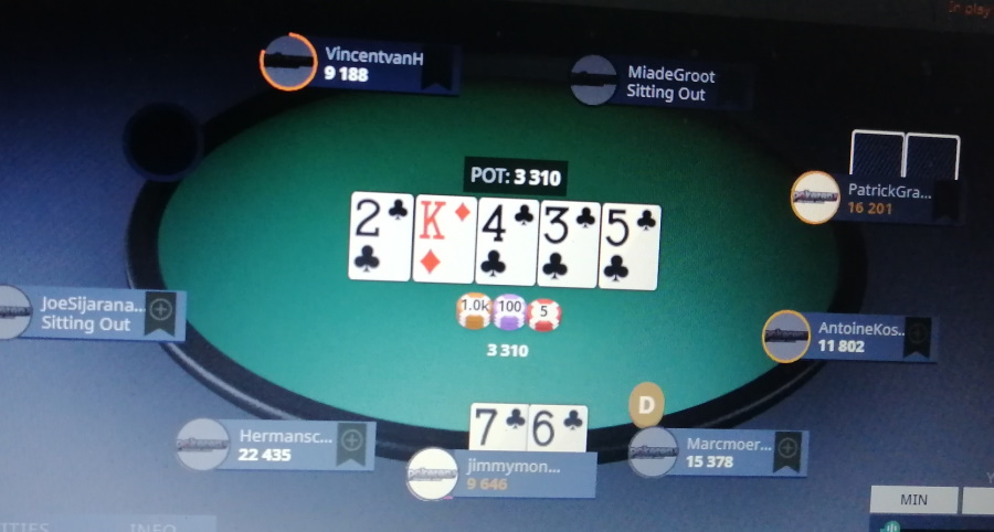 Straight Flush Jimmy Mondelaers