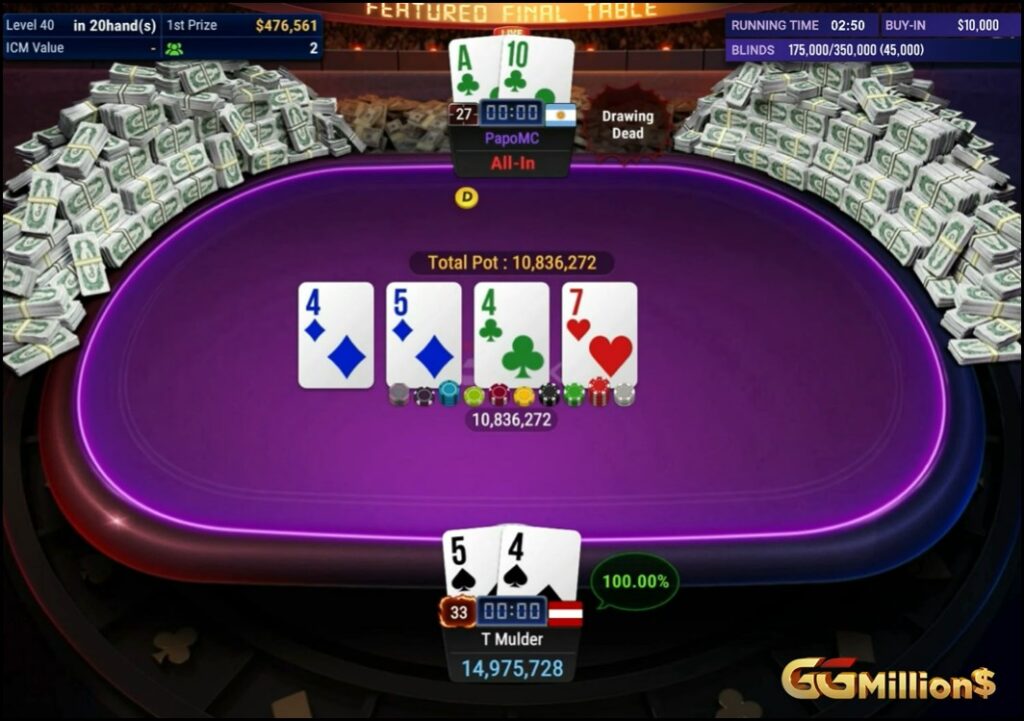 Teun Mulder GGPoker GGMillion