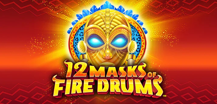 12 masks of fire drums