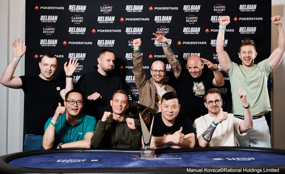 Belgian Poker Challenge Finaletafel Super High Roller