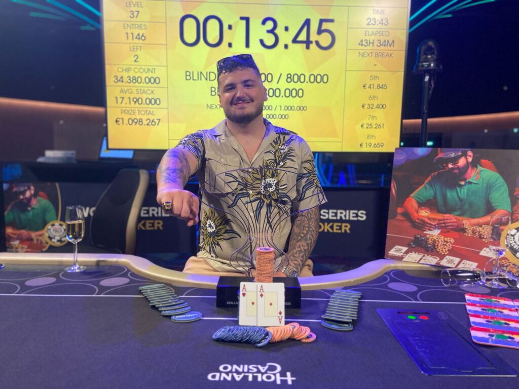 Callum Moody WSOP Circuit Venlo 2025 3