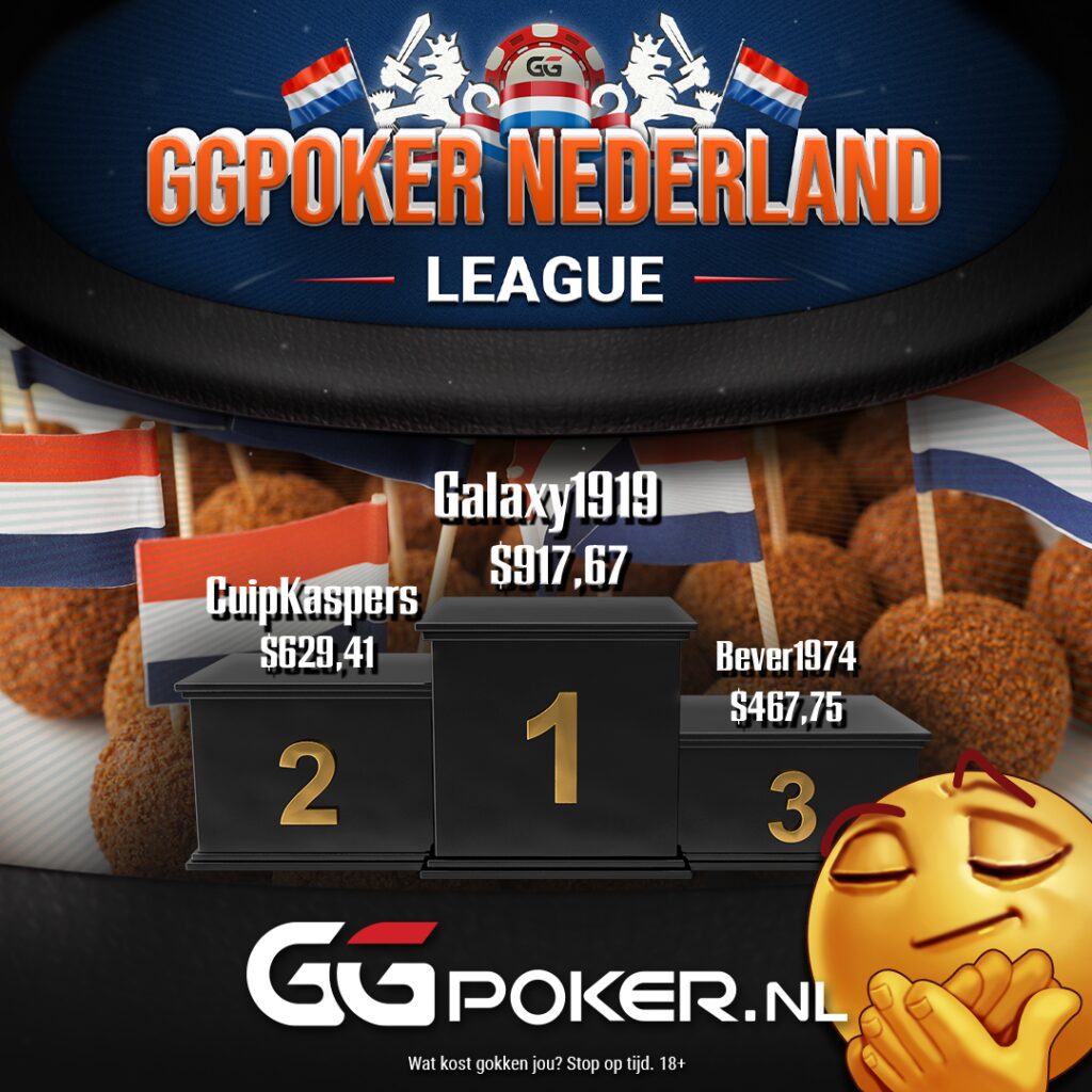 GGPoker Nederland League Uitslag week 07