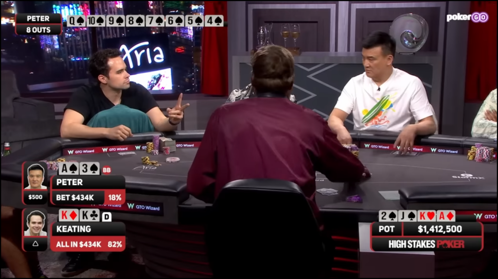 High Stakes Poker Biggest Pot Alan Keating Peter Wang