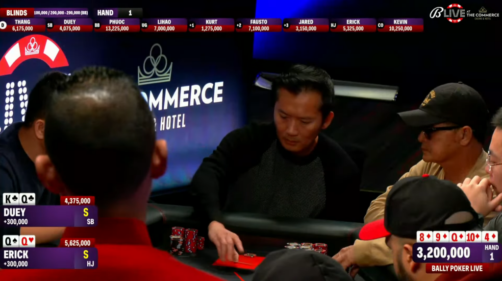 LA Poker Classics muck split pot 