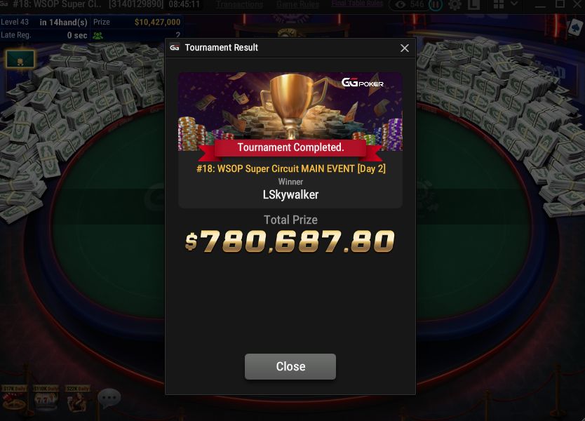 Loek LSkywalker Hahn WSOP Super Circuit 2024 GGPoker