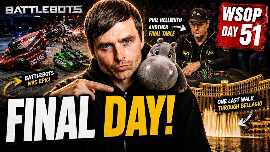 Martin Kabrhel wsop 2026 vlog dag 1