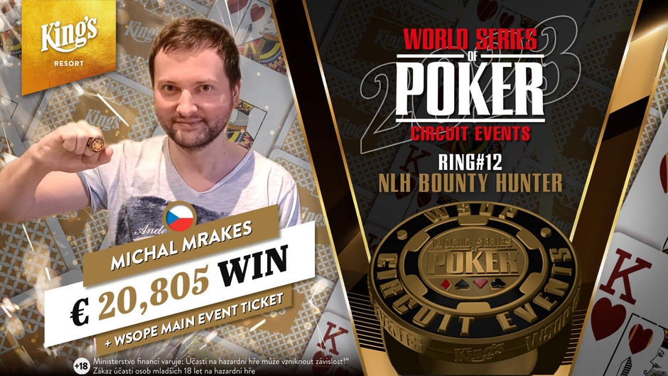 Michal Mrakes WSOPC Rozvadov