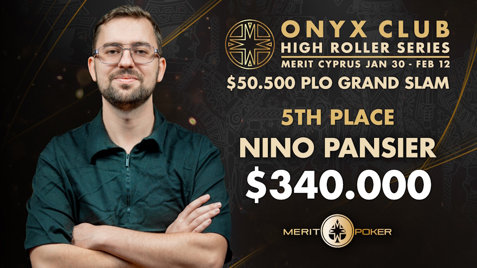 Nino Pansier Onyx High Roller Series