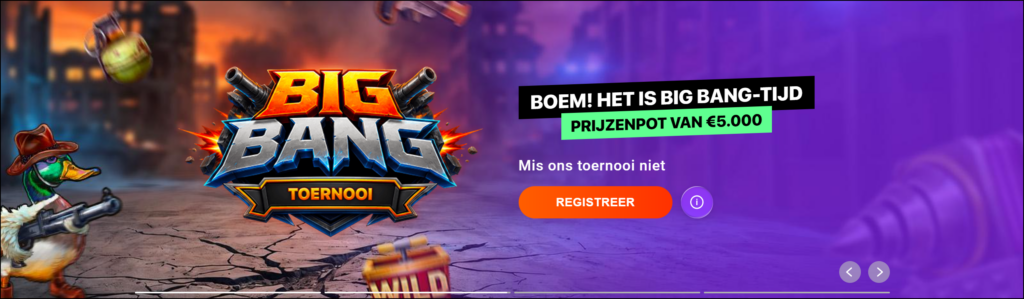 OneCasino Big Bang Toernooi