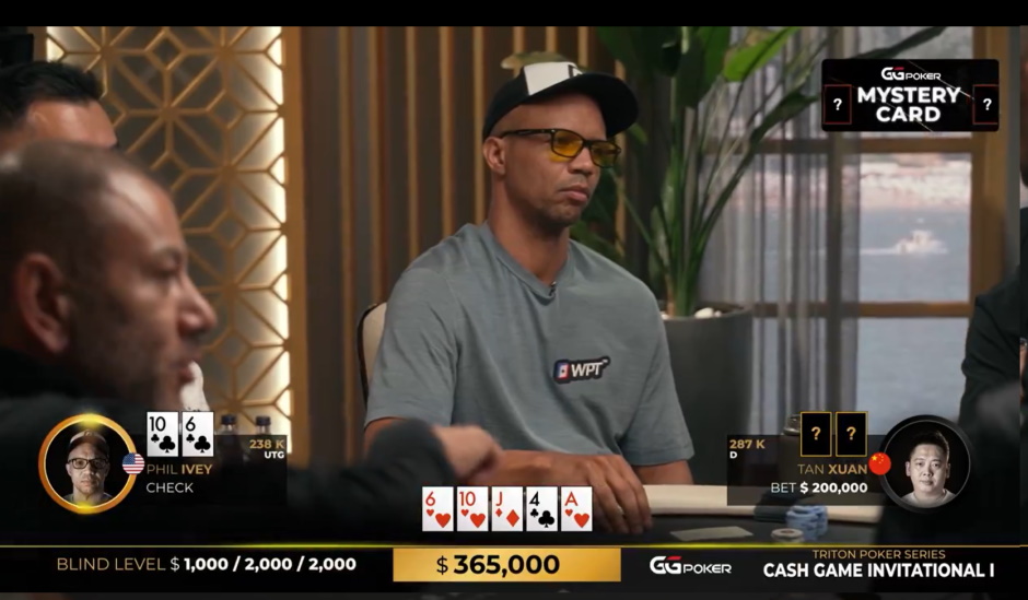 Phil Ivey Triton Cash