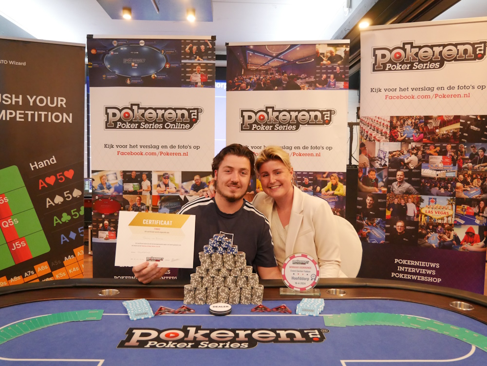 Tommy van Brienen winnaar Hoofddorp Event Center Fokker 16 april