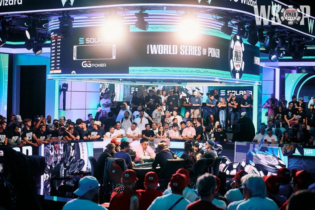 WSOP 2026 Main Event Finaletafel