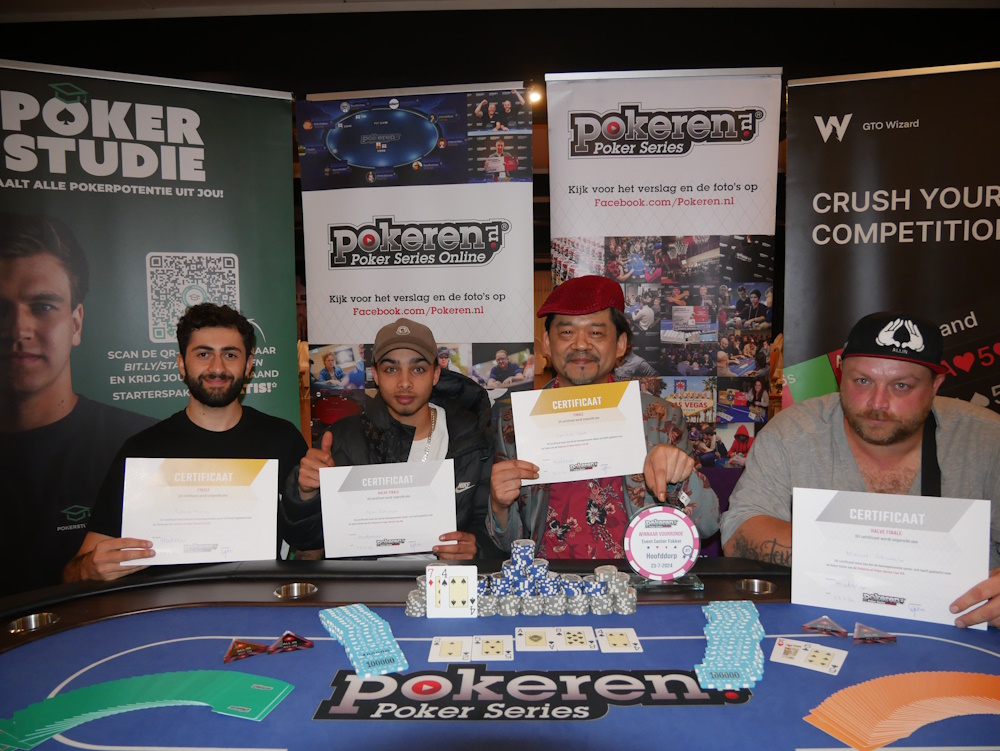 Winnaarsfoto 23 juli Hoofddorp JoonSuk Janse Renwar Hanina