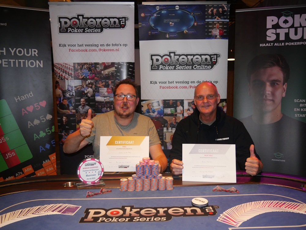Winnaarsfoto Andre Teunizen en Jeroen van den Berg Maarssen 28 oktober