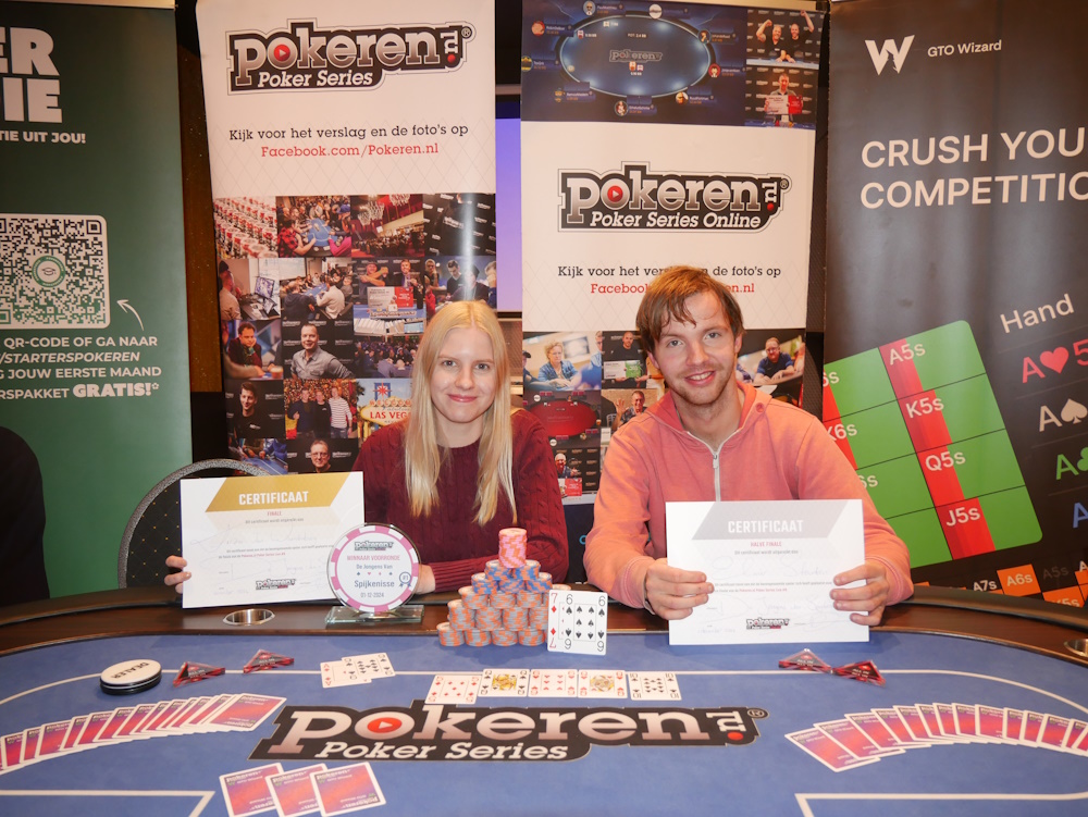 Winnaarsfoto Elmer Stouten en Tirza van Waardenburg