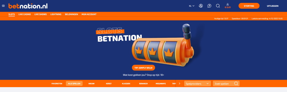 Betnation | Online Casino Games en Live Shows