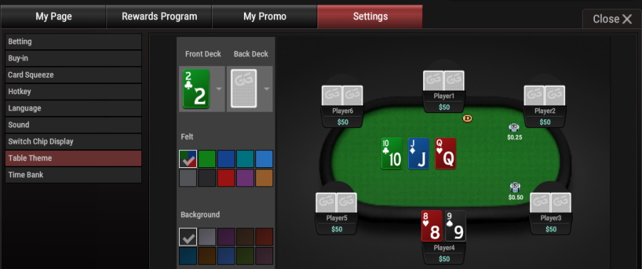 ggpoker settings ggpoker settings