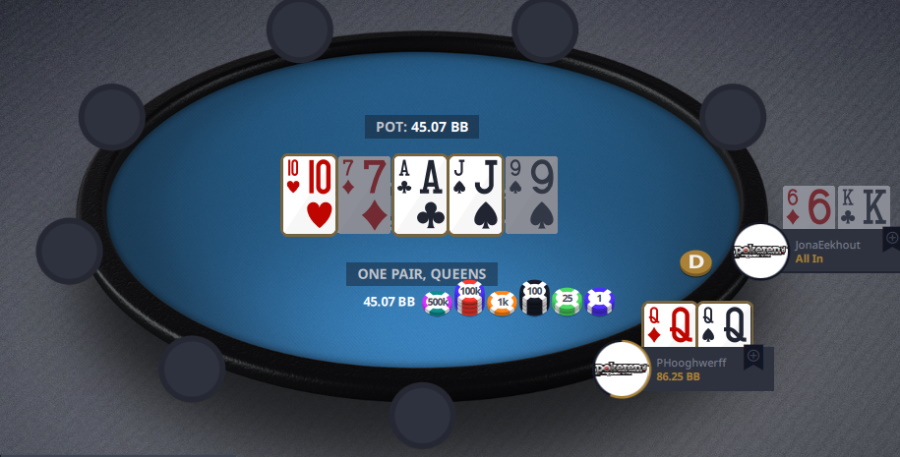 laatste hand uden