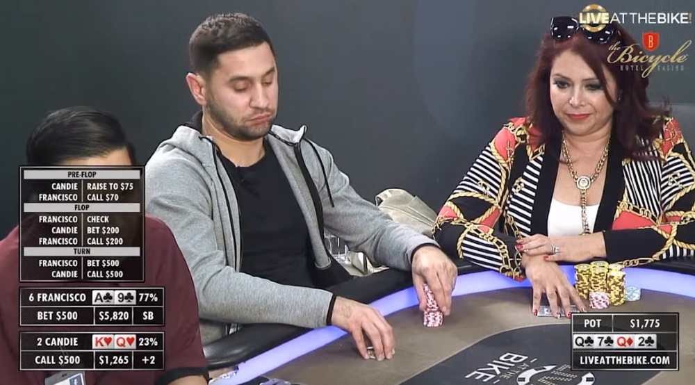live at the bike pokerhand