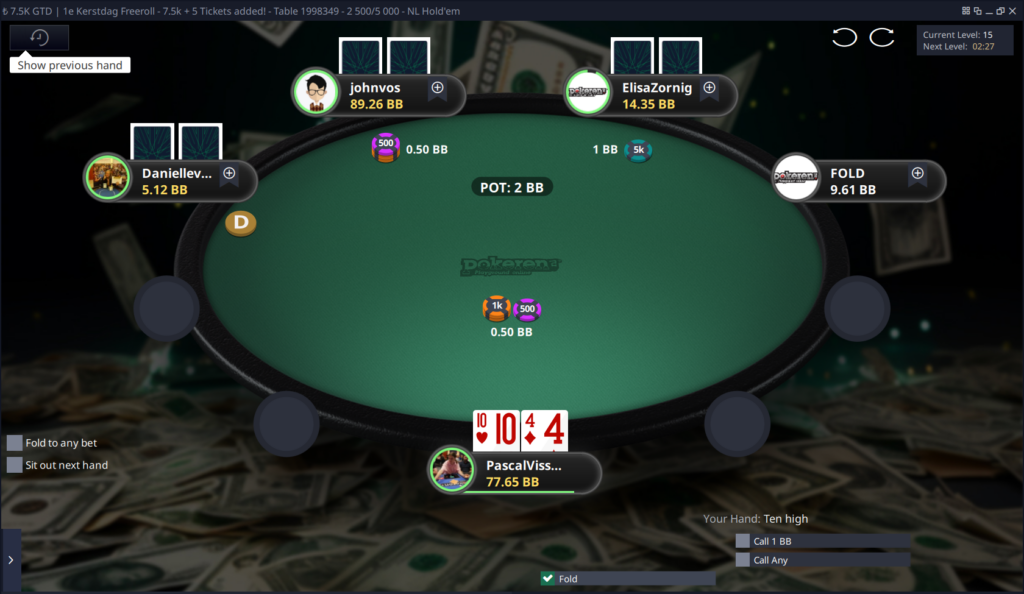 pso kerst freeroll