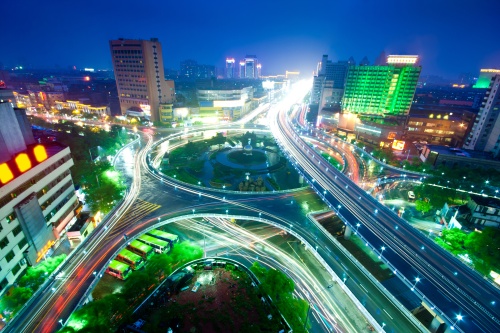 shanghai at night