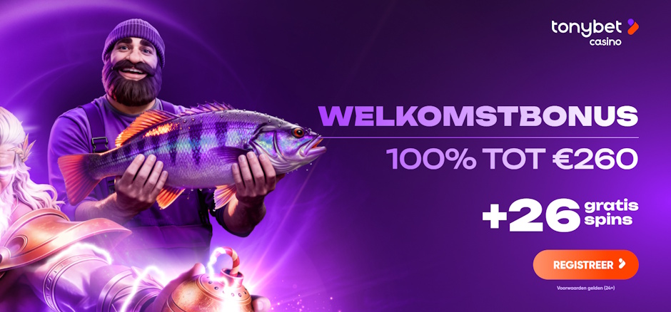 tonybet welkomstbonus zomer 2026
