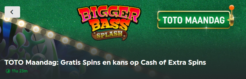 totot free spins maandag