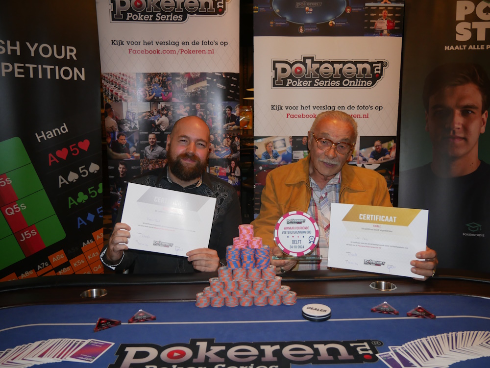 Winnaarsfoto Jan Nab en Robin Bal Delft 24 oktober