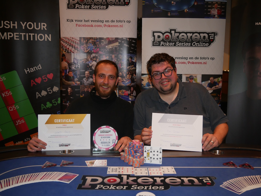 Winnaarsfoto Tim Damen en Joseph Baladi Rosmalen december